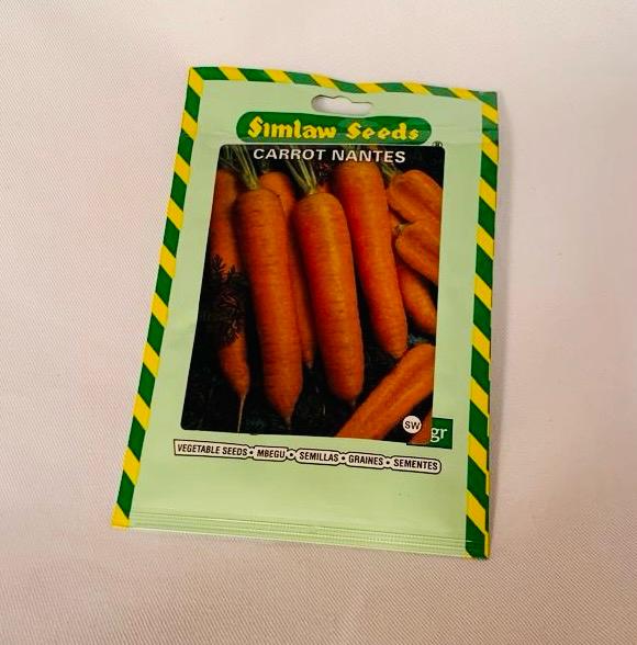 Carrot nantes seed