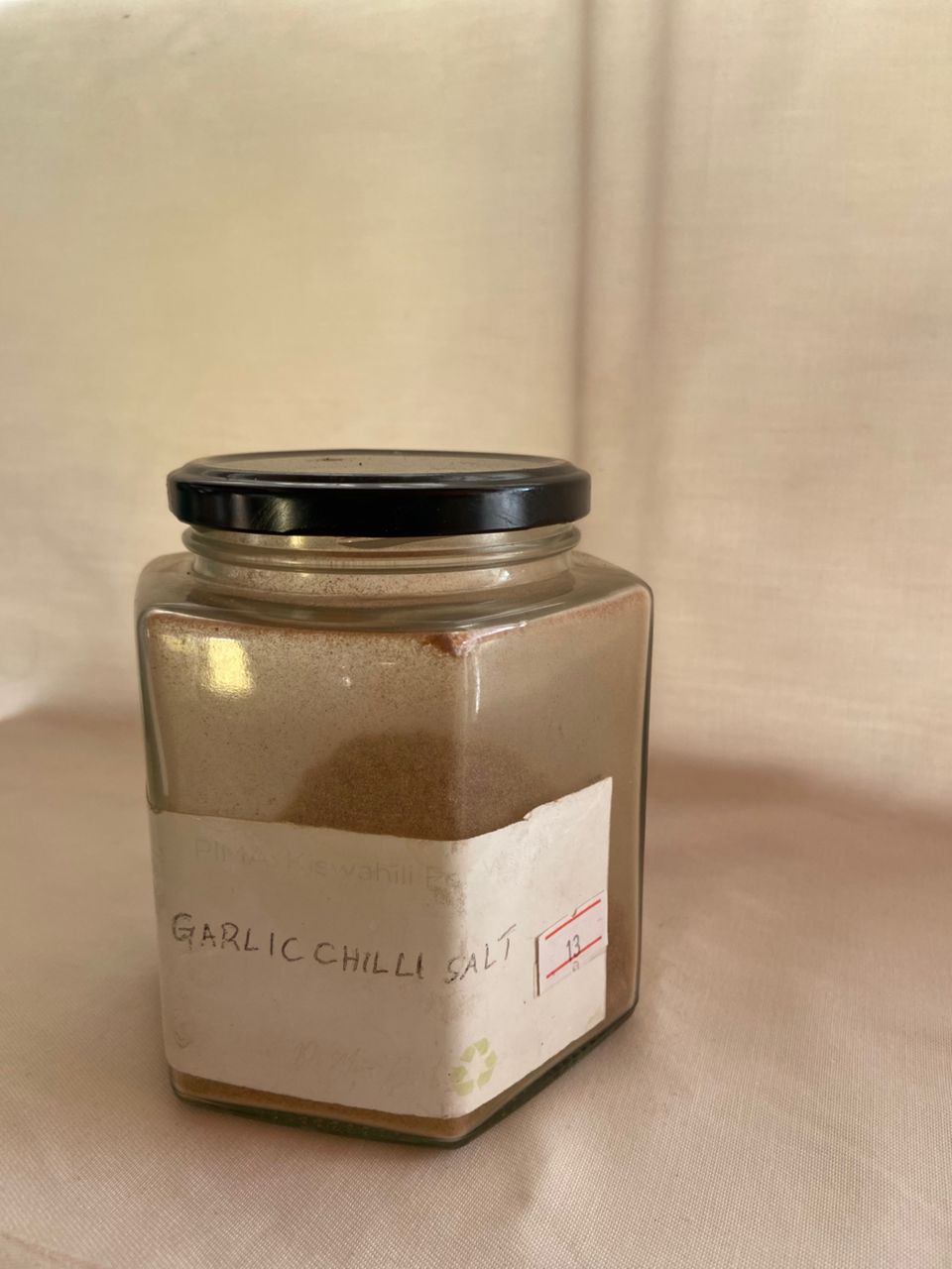 Garlic chili salt